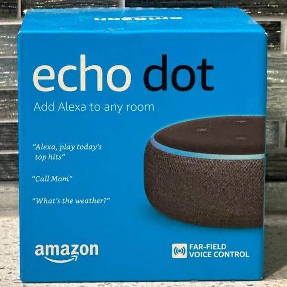 NEW Amazon Echo Dot Smart Speaker - Picture 1 of 4